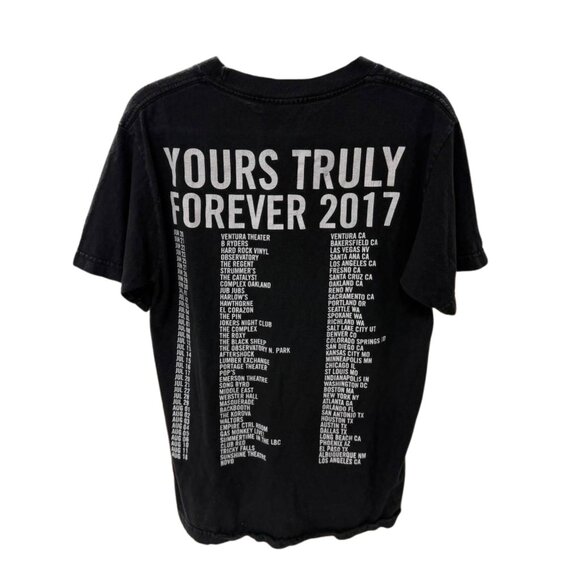 Yours Truly Forever 2017 Phora tour T shirt - Size M - Picture 2 of 5